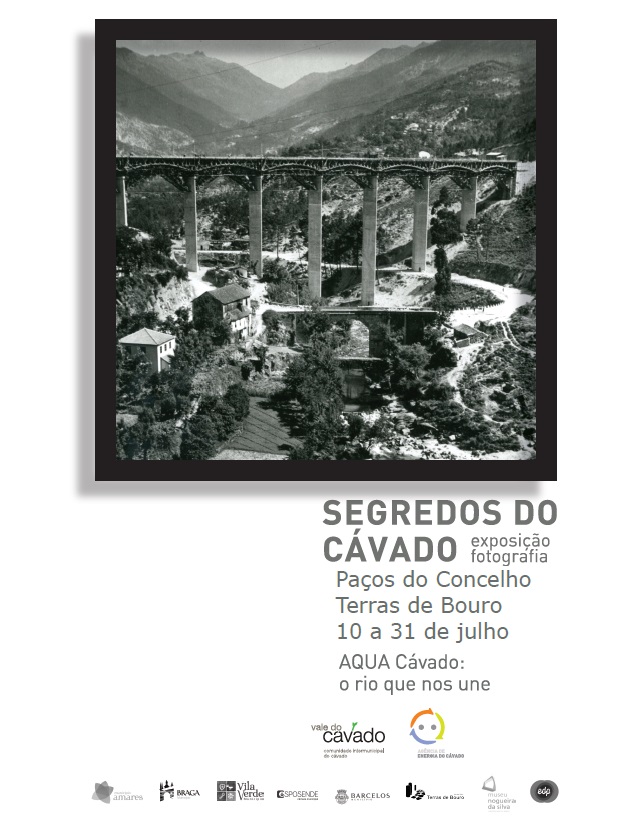 Cartaz exposição Segredos do Cávado TB